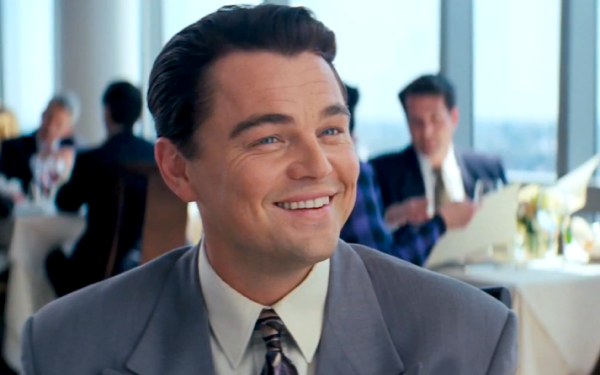 Leonardo DiCaprio from Wolf of Wall Street movie